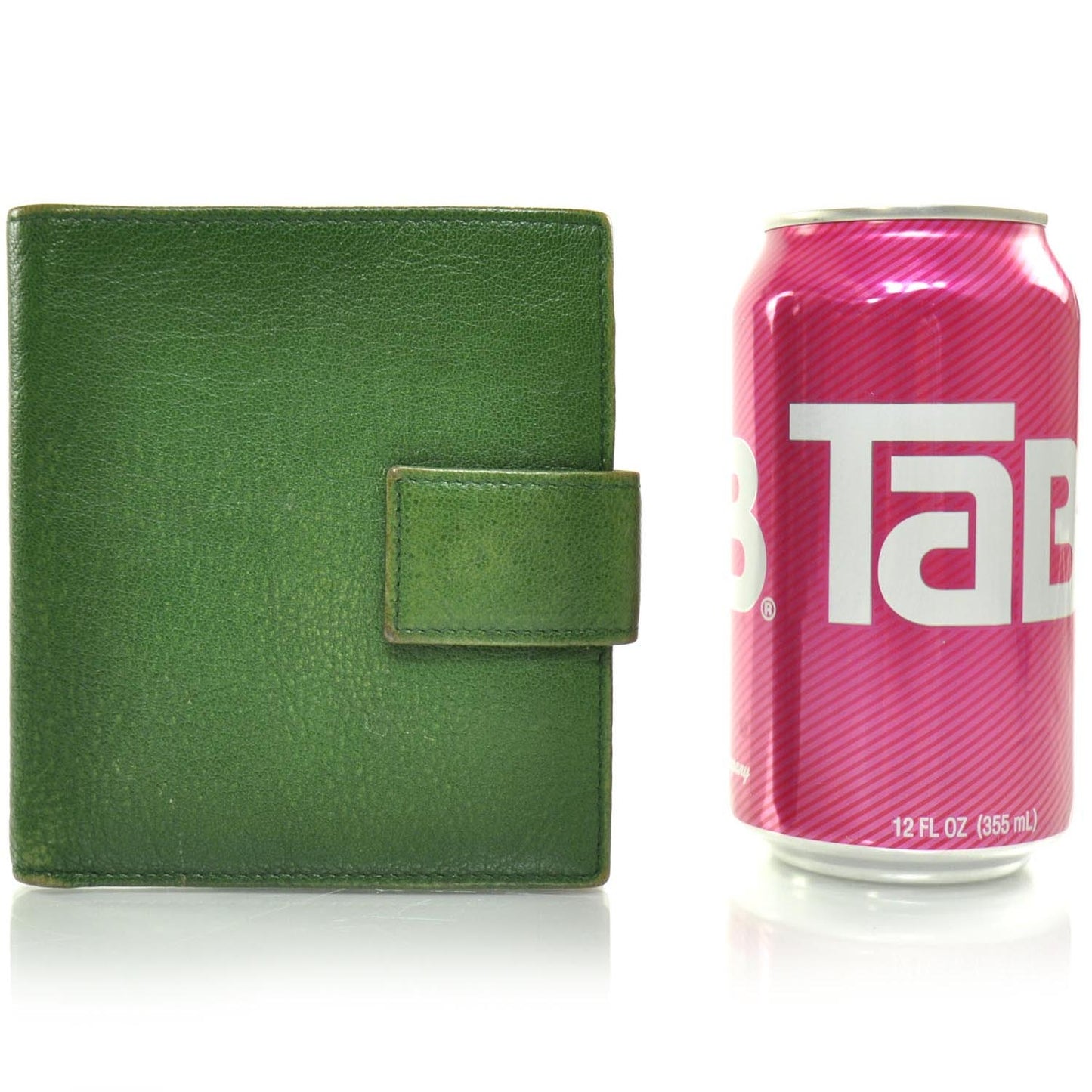 Leather Blondie French Wallet Green