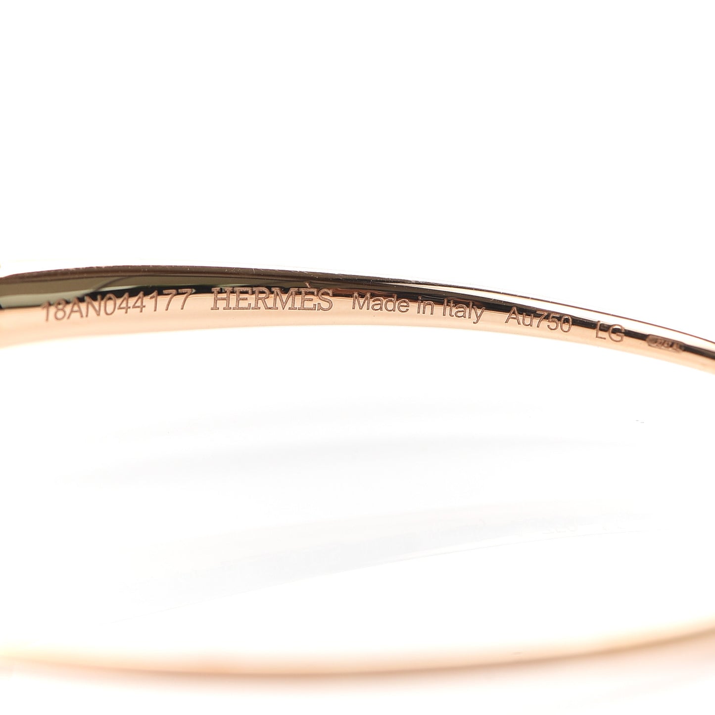 18K Rose Gold Filet d'Or Bracelet LG