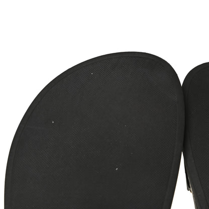 Chanel Rubber CC Dad Sandals 40 Black 10 of 13