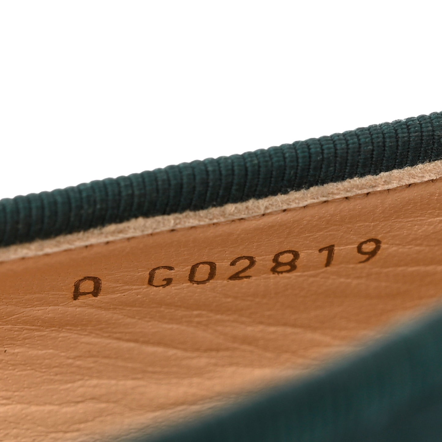 Suede Cap Toe CC Ballerina Flats 35.5 Turquoise