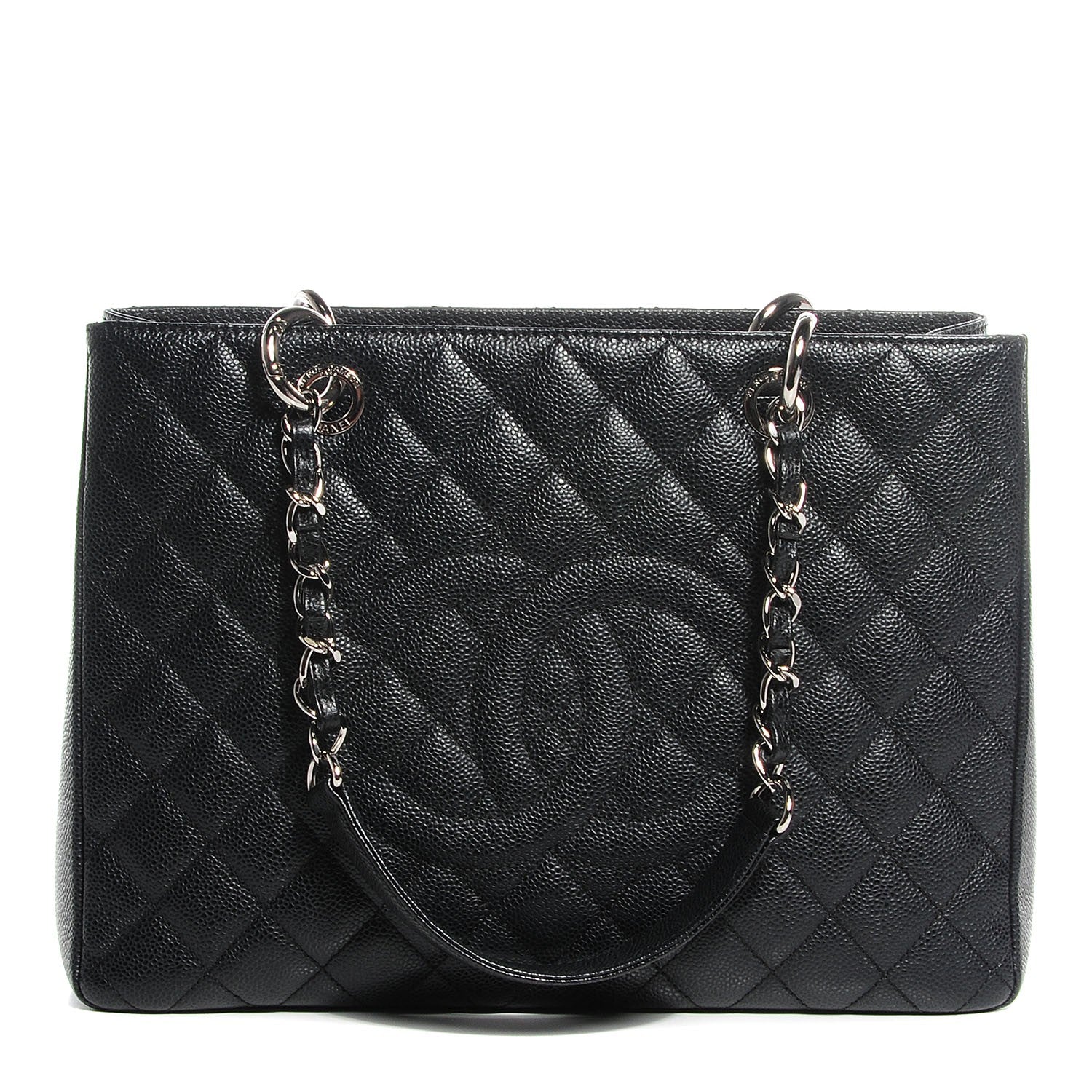 Chanel Caviar Quilted Grand Shopping Tote GST Black 1 of 7