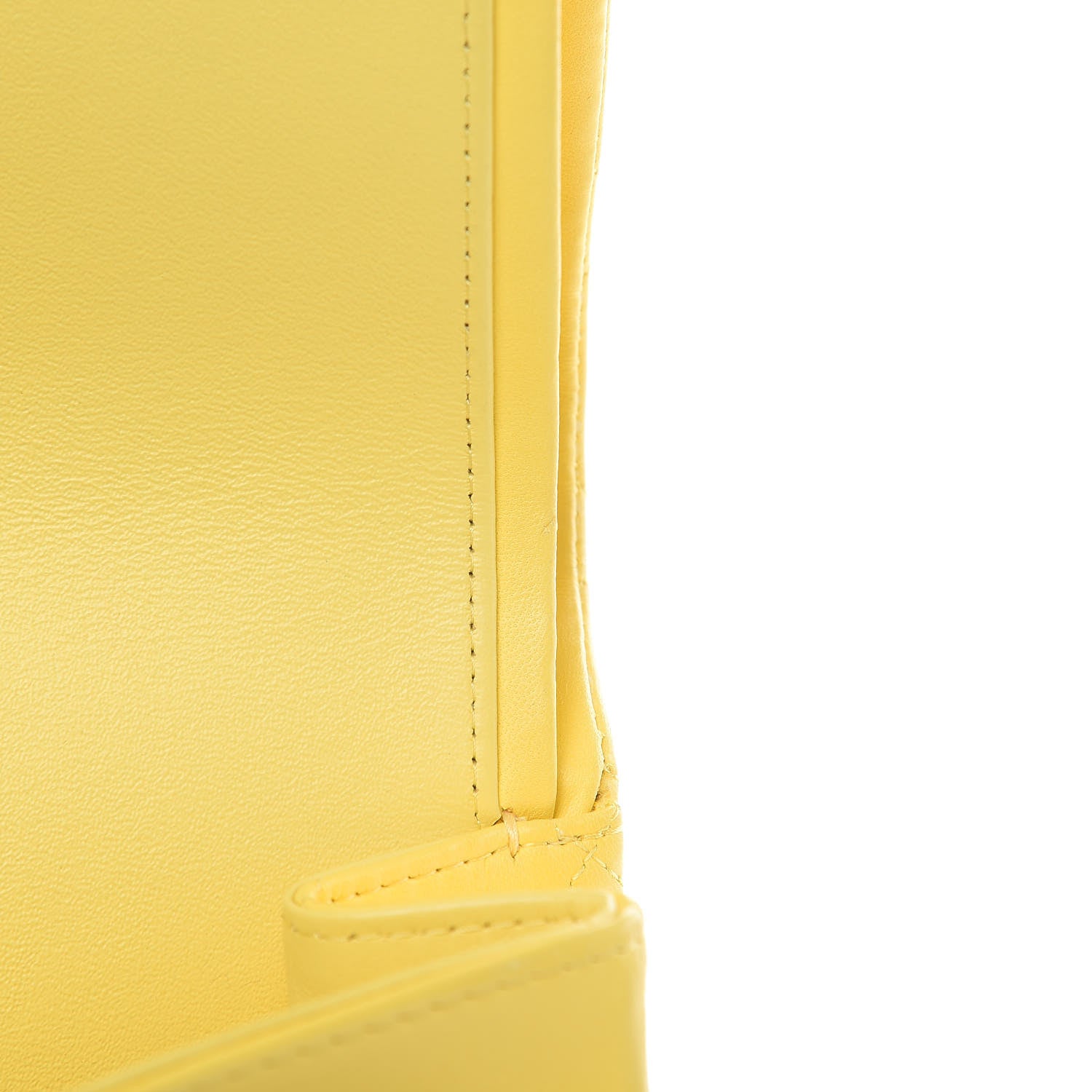 Chanel Lambskin Quilted Maxi Double Flap Yellow 12 of 12