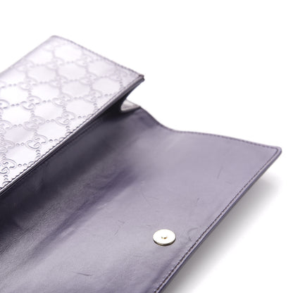 Gucci Guccissima Small Broadway Clutch Purple 7 of 10