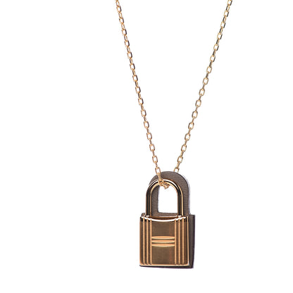 Hermes Swift O'Kelly Pendant Necklace Etain 3 of 7