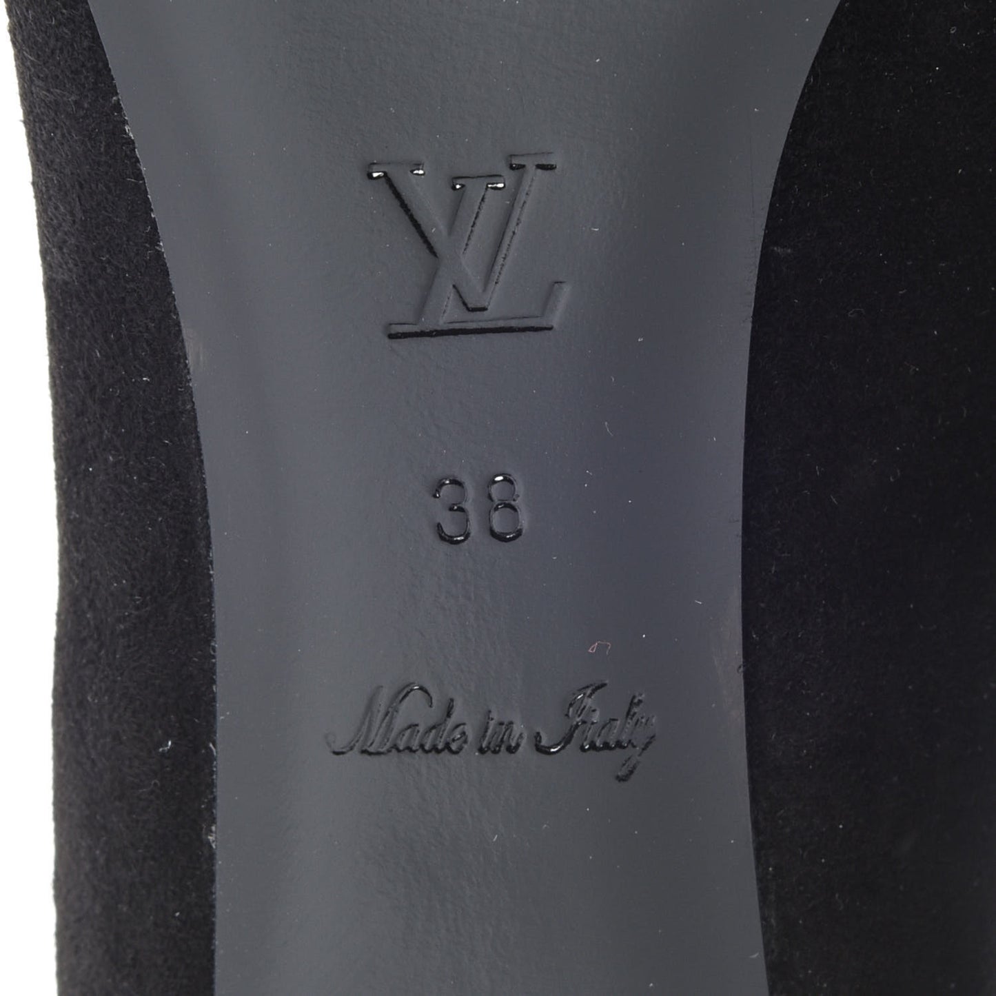 Suede Uniformes Pump 38 Black