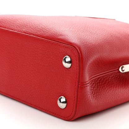 Louis Vuitton Taurillon Capucines BB Rubis 9 of 9