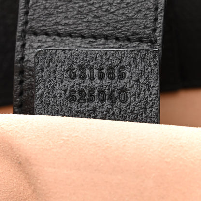 Gucci Textured Calfskin Web Medium Ophidia Shopping Tote Black 7 of 11