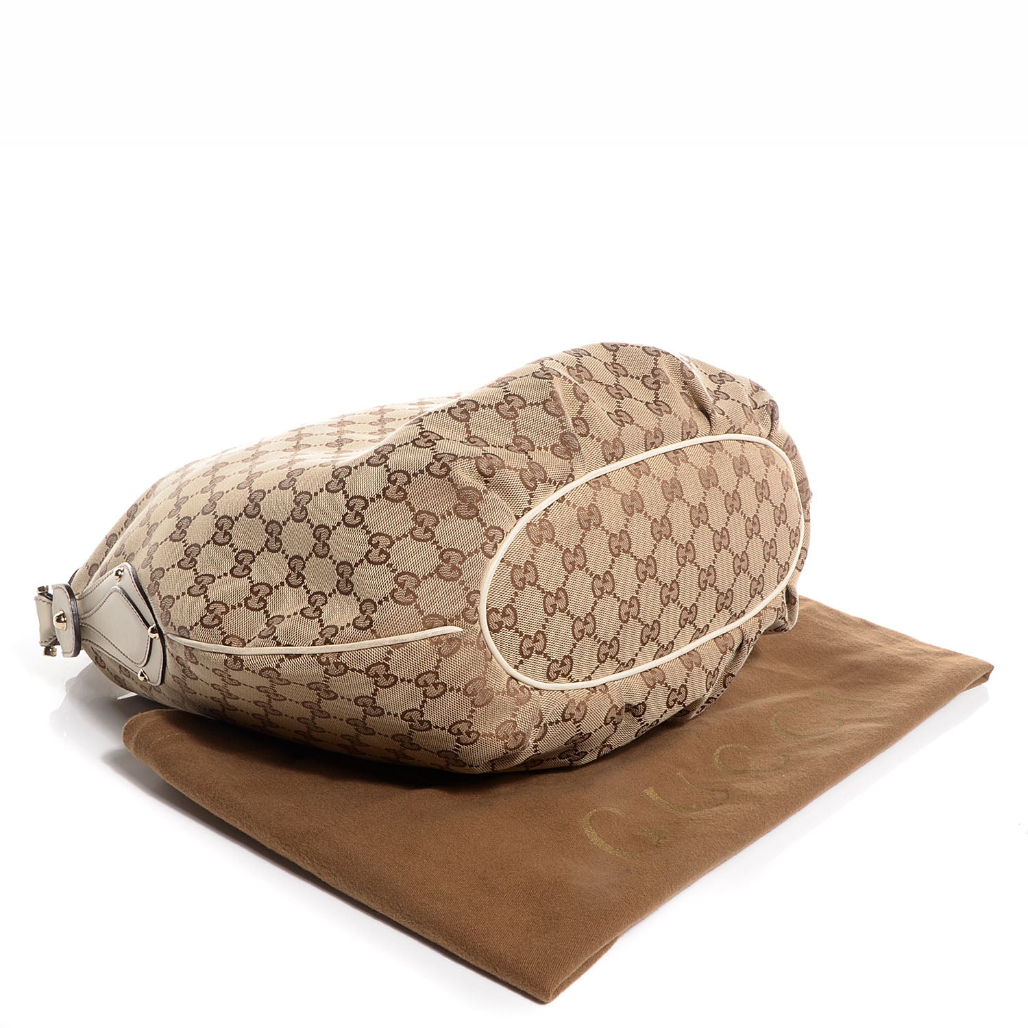 Gucci Monogram Medium Pelham Hobo Off White 4 of 7