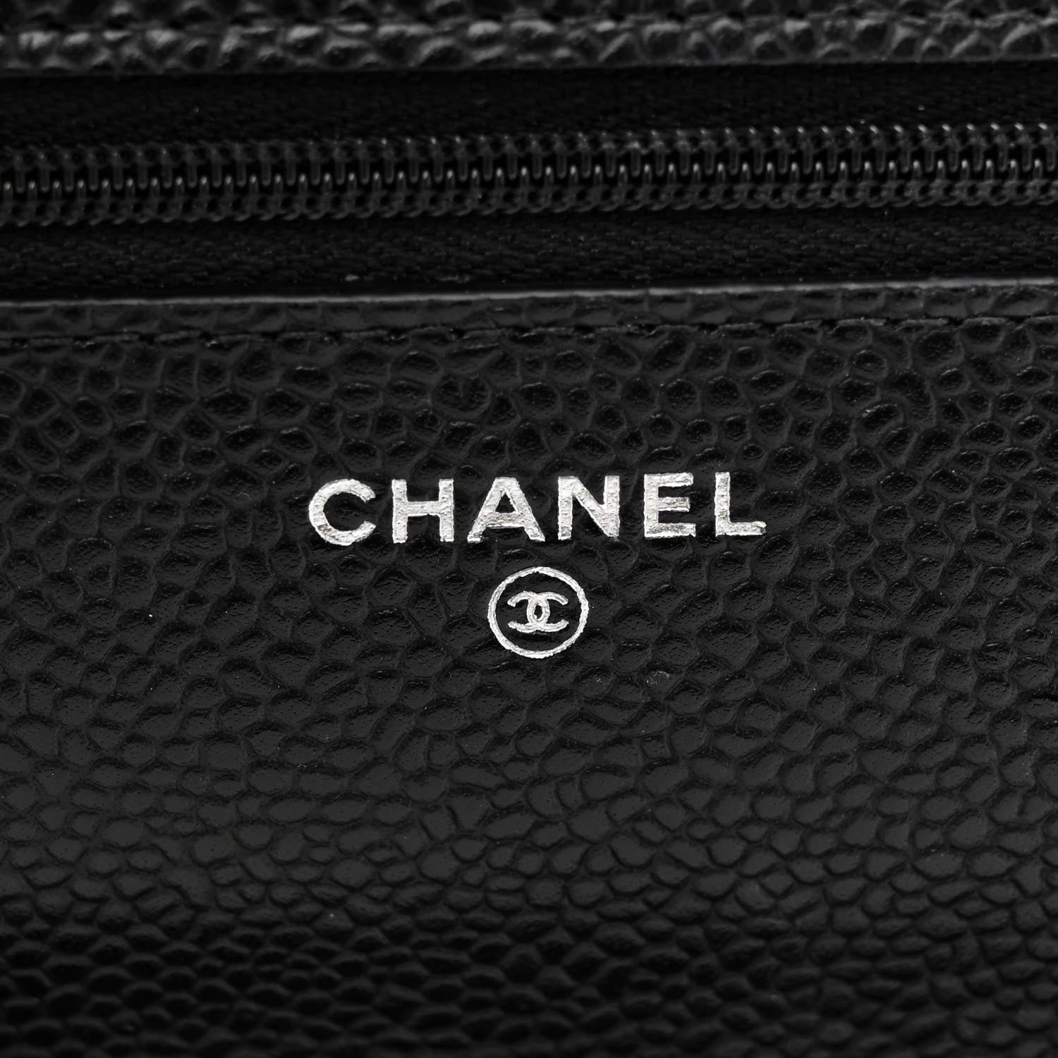 Chanel Caviar Quilted Wallet on Chain WOC Black 6 of 11