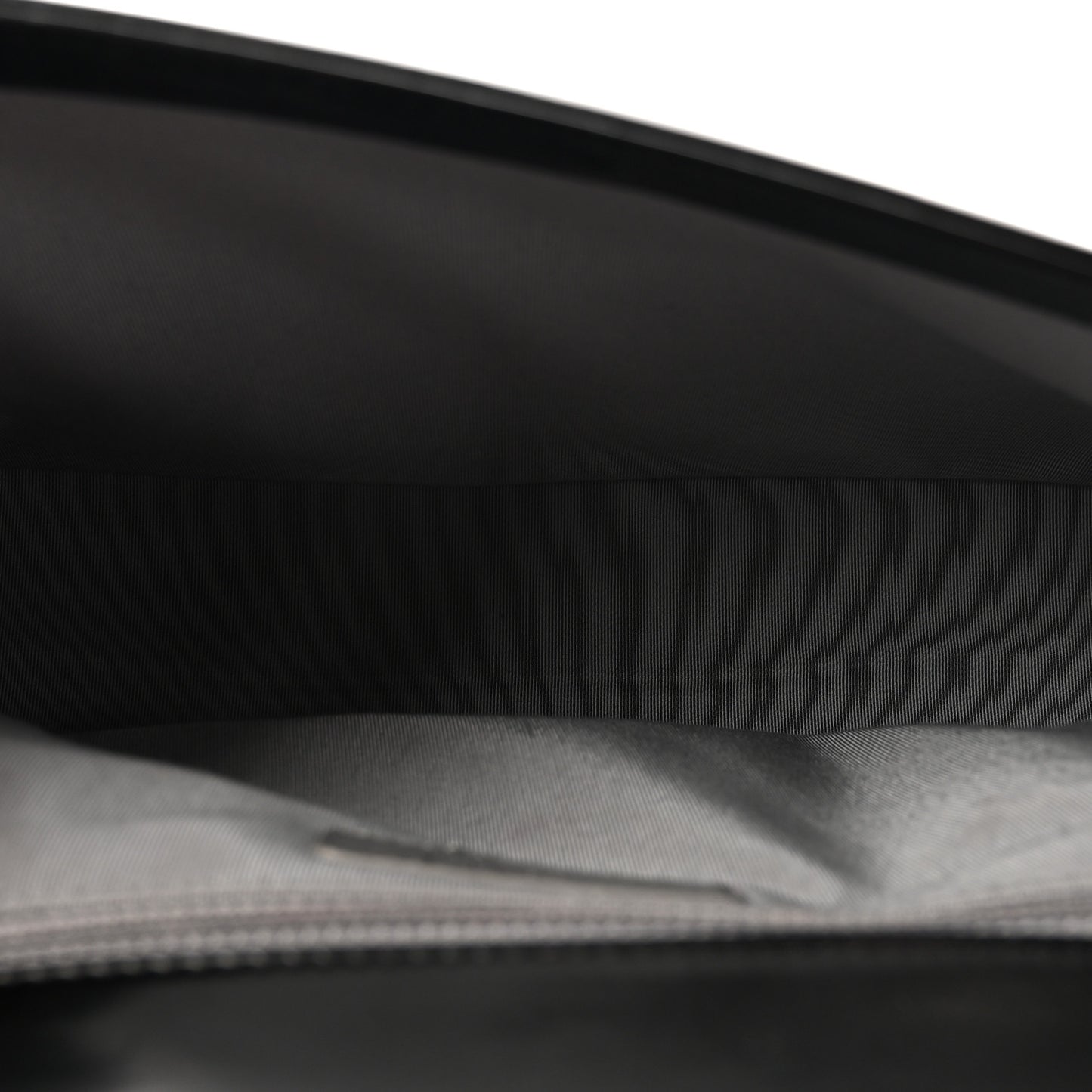 Glazed Calfskin Large Boy Flap Black