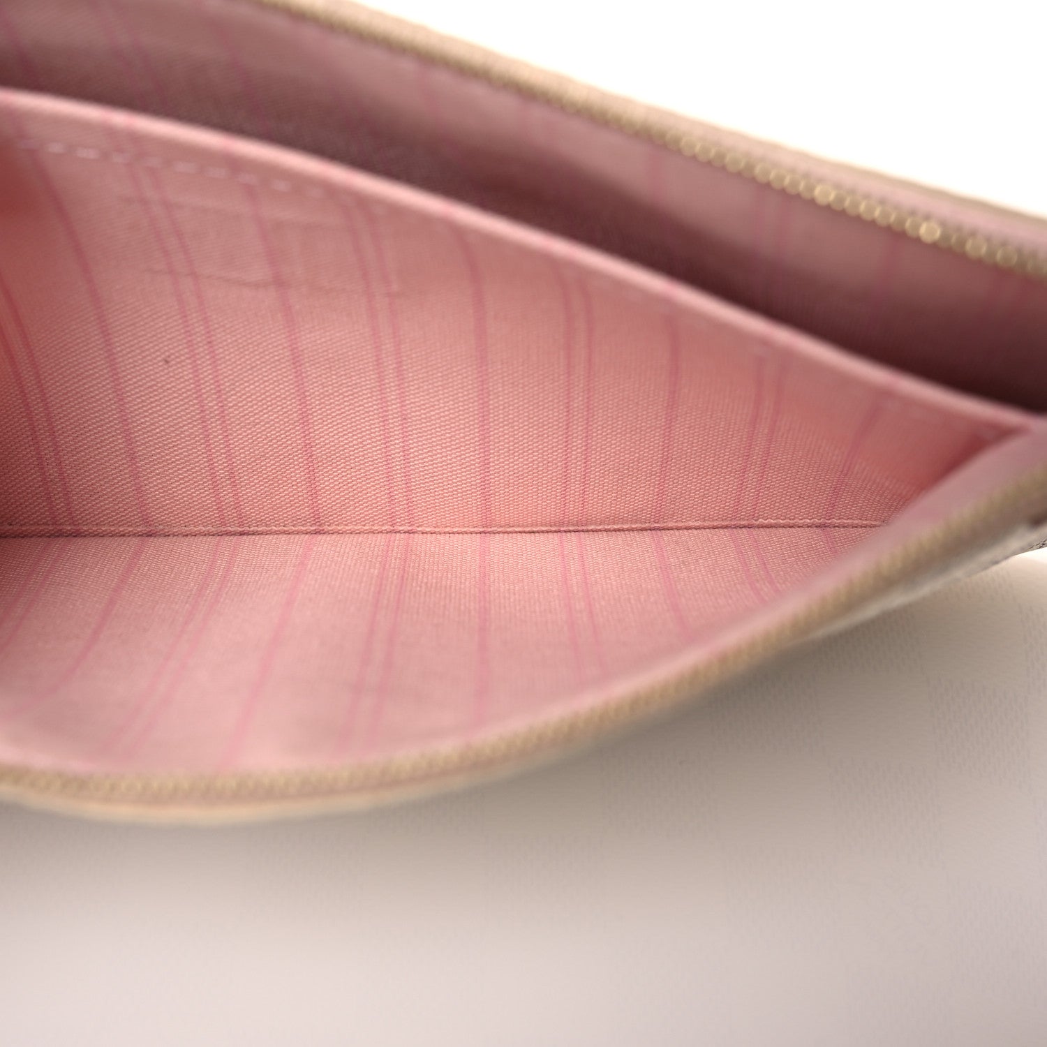 Louis Vuitton Damier Azur Neverfull MM GM Pochette Rose Ballerine 6 of 13