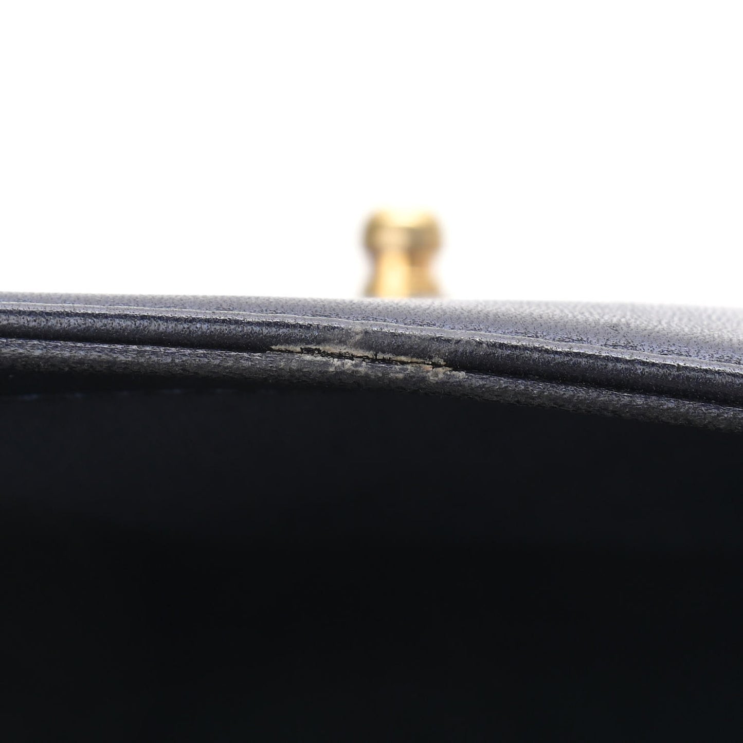 Lambskin Embossed New Medium Boy Cube Flap Navy