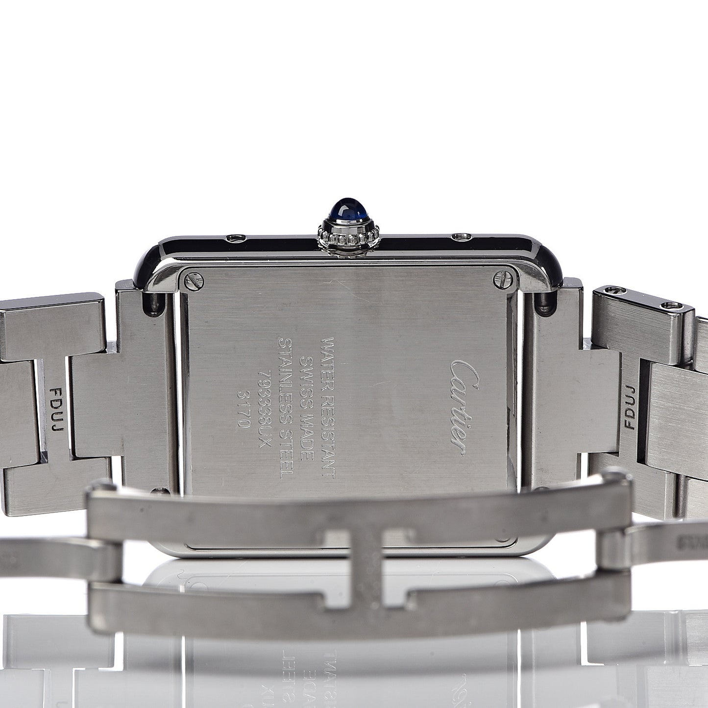 Stainless Steel 24mm Tank Solo Quartz Watch