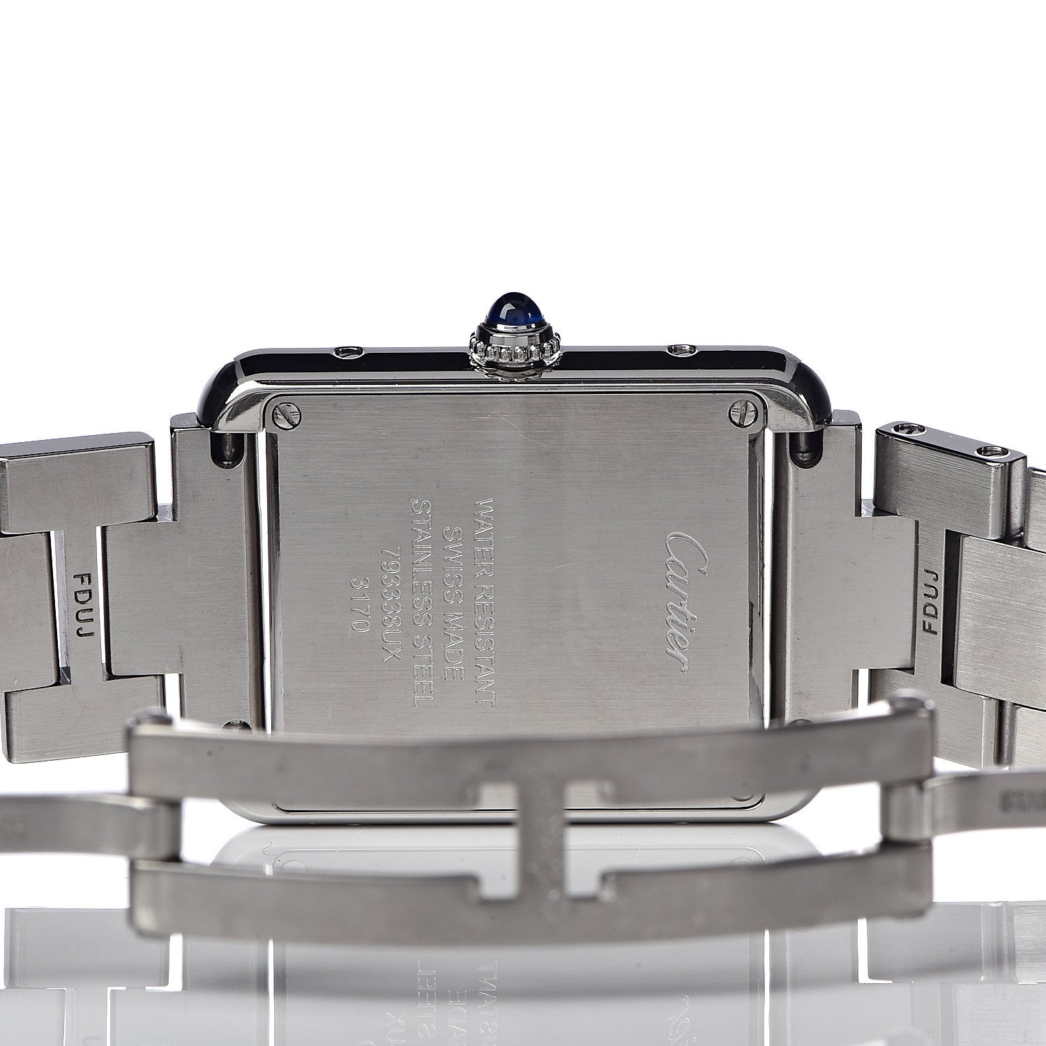 Cartier Stainless Steel 24mm Tank Solo Quartz Watch 6 of 7