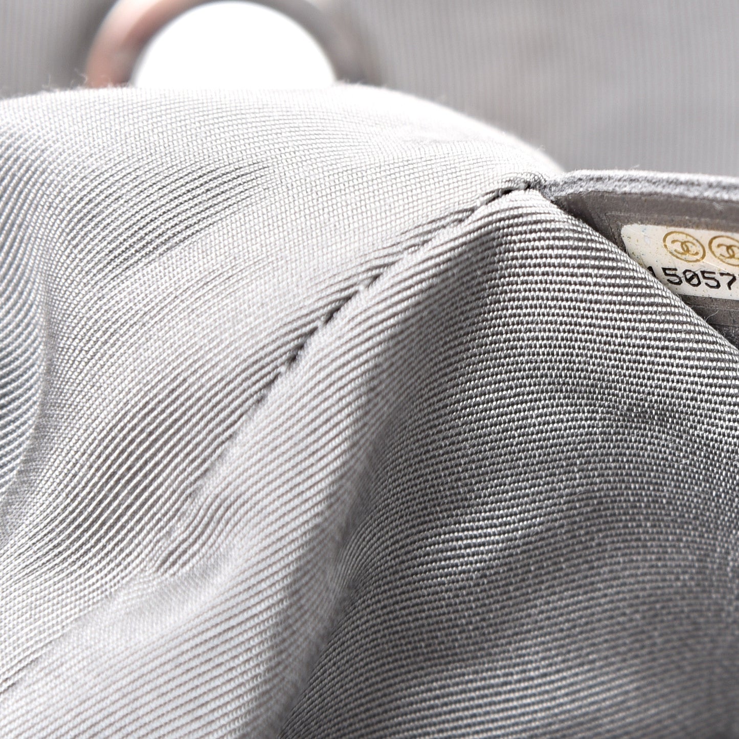 Calfskin Ultra Stitch Bowler Grey