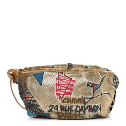 Chanel Graffiti Printed Canvas Street Spirit Waist Belt Bag Multicolor 1 of 10