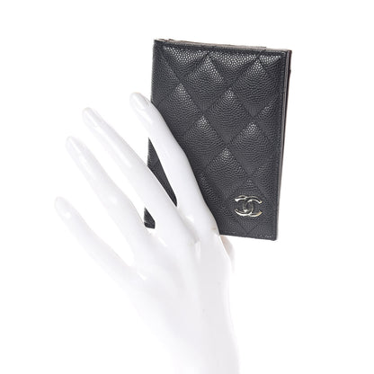 Chanel Caviar Quilted Card Holder Wallet Black 2 of 7