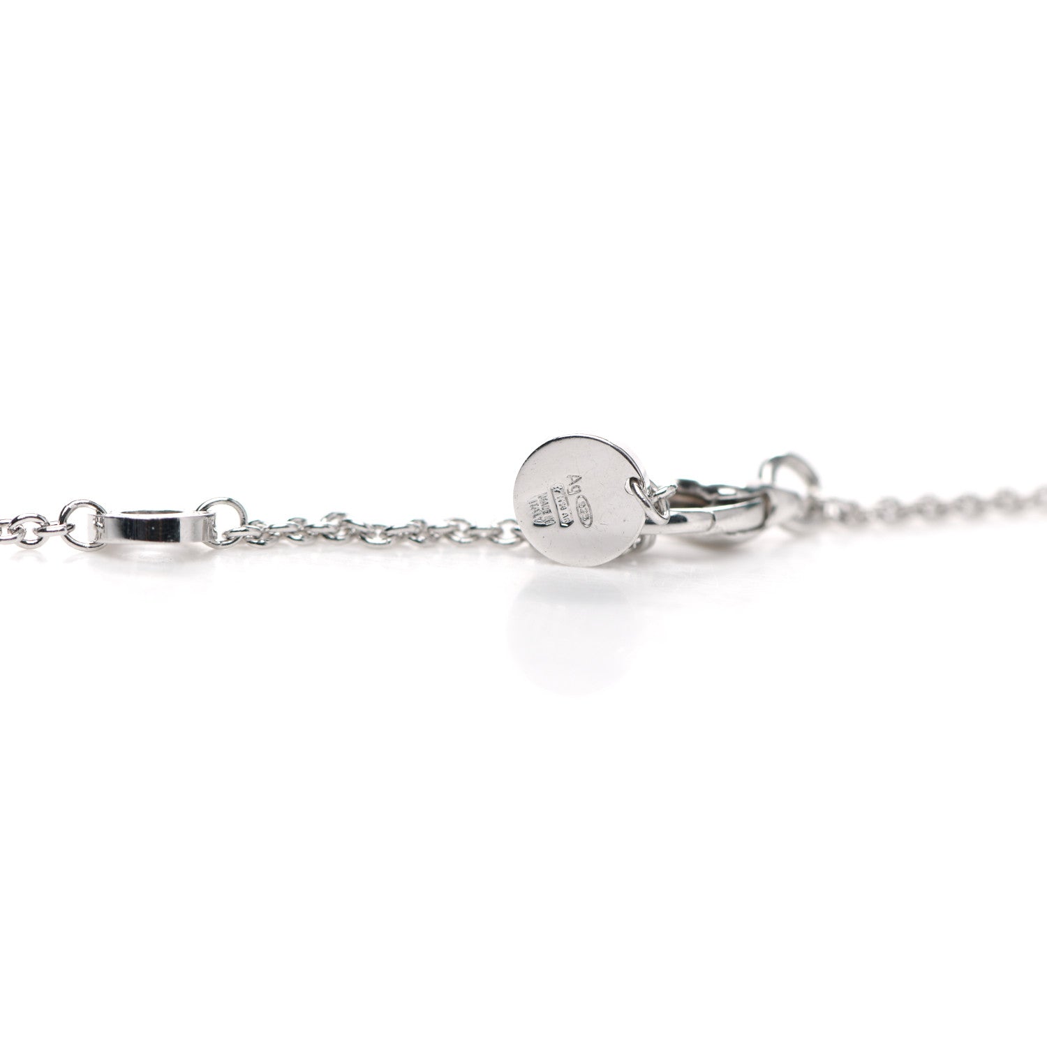 Bulgari Sterling Silver Ceramic Save The Children Pendant Necklace 6 of 7