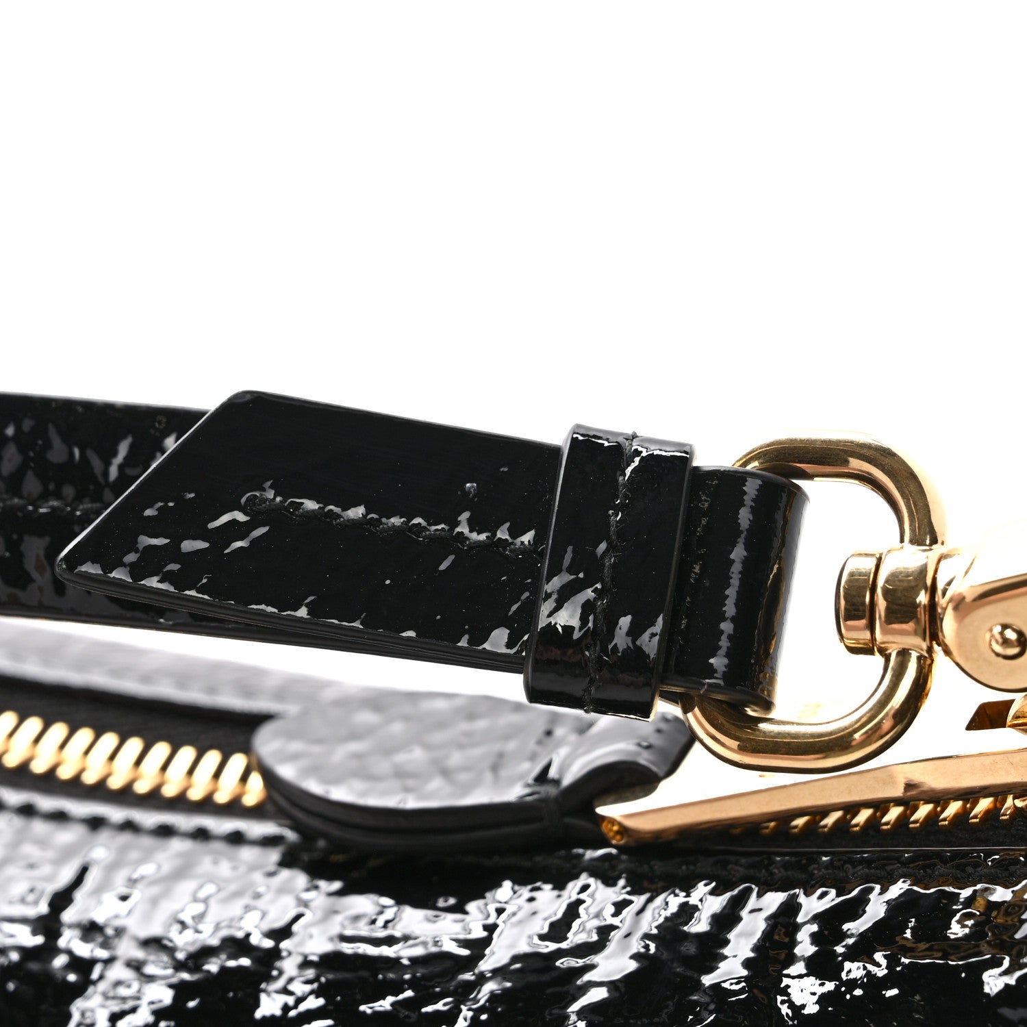 Miu Miu Naplak Patent Mini Spirit Cire Bag Black 12 of 13