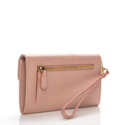 Prada Saffiano Tuc Wristlet Orchidea 3 of 8