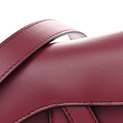 Christian Dior Supple Calfskin Mini Saddle Bag With Strap Purple 8 of 11