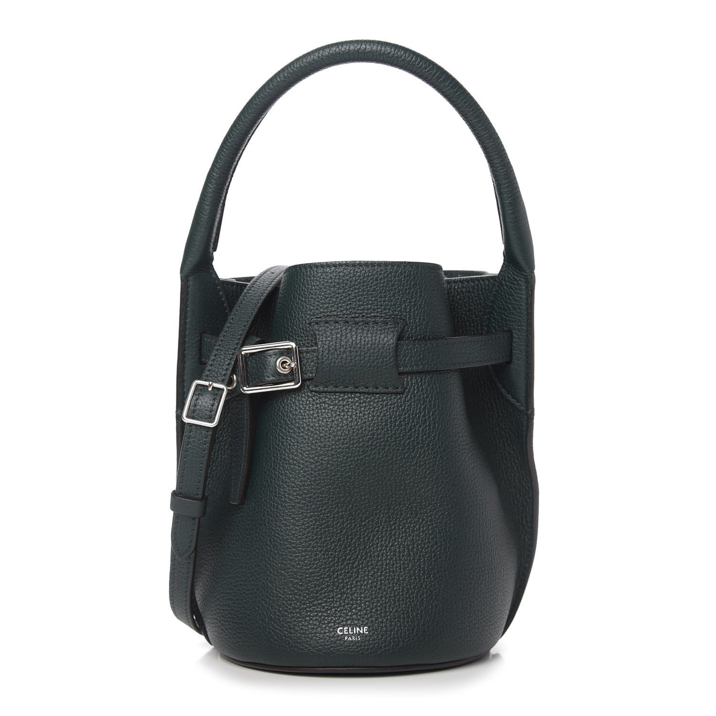 Supple Grained Calfskin Nano Big Bag Bucket Amazone