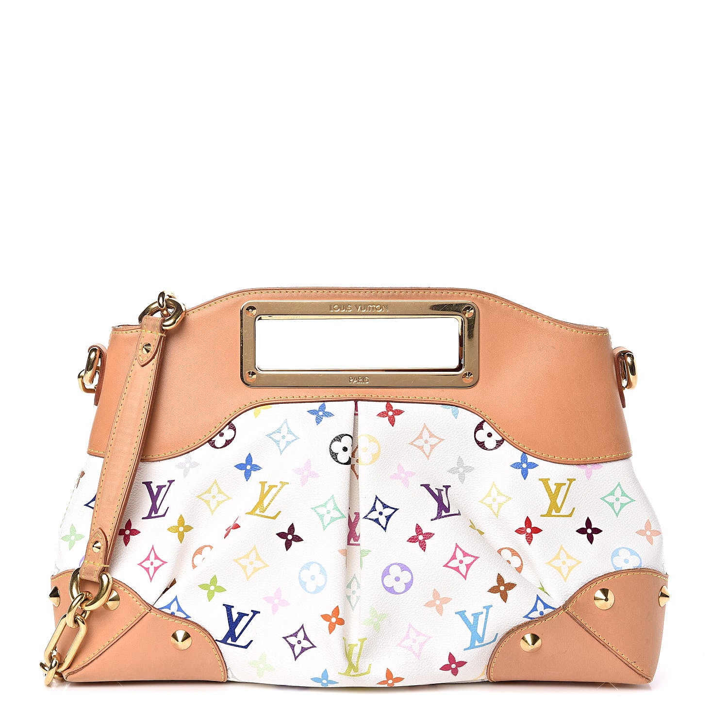 Louis Vuitton Monogram Multicolor Judy MM White 1 of 16