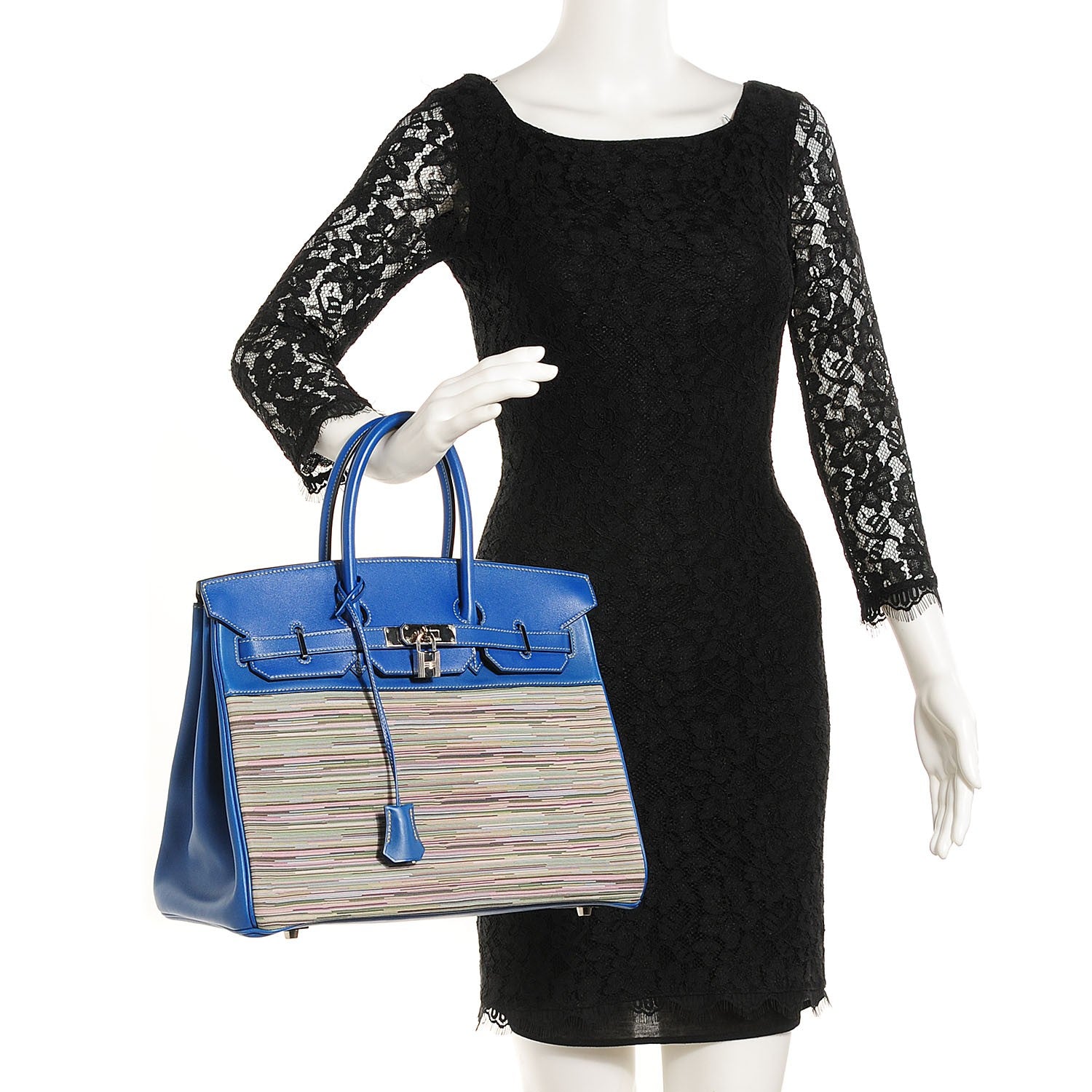 Hermes Swift Vibrato Birkin 35 Bleu Roi 2 of 25