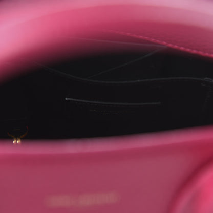Saint Laurent Grained Calfskin Baby Sac De Jour Fuchsia 9 of 10