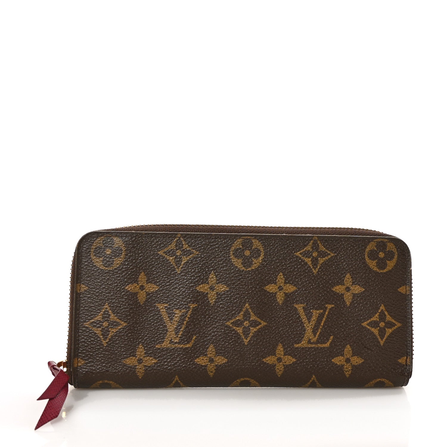 Louis Vuitton Monogram Clemence Wallet Fuchsia 1 of 11