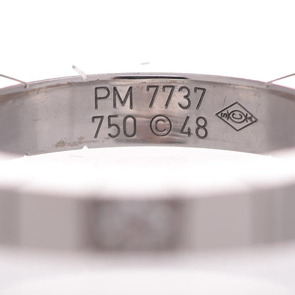 Cartier 18K White Gold Diamond Lanieres Ring 48 4.5 4 of 4