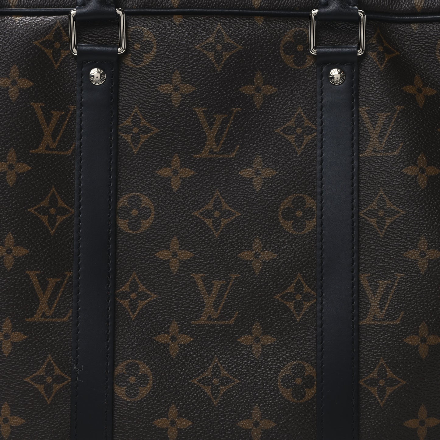 Monogram Macassar Porte Documents Voyage Soft Briefcase