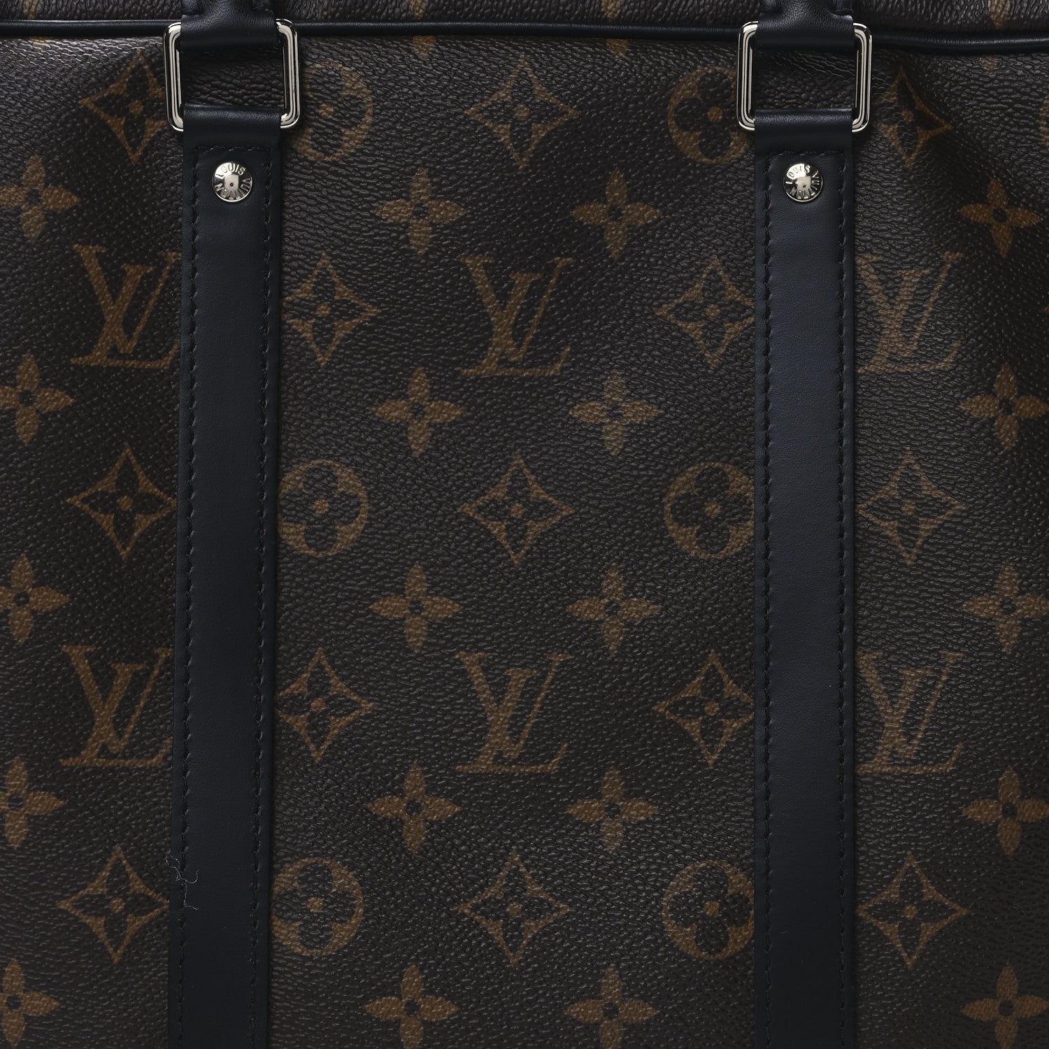Louis Vuitton Monogram Macassar Porte Documents Voyage Soft Briefcase 7 of 9