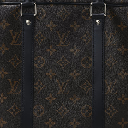 Louis Vuitton Monogram Macassar Porte Documents Voyage Soft Briefcase 7 of 9