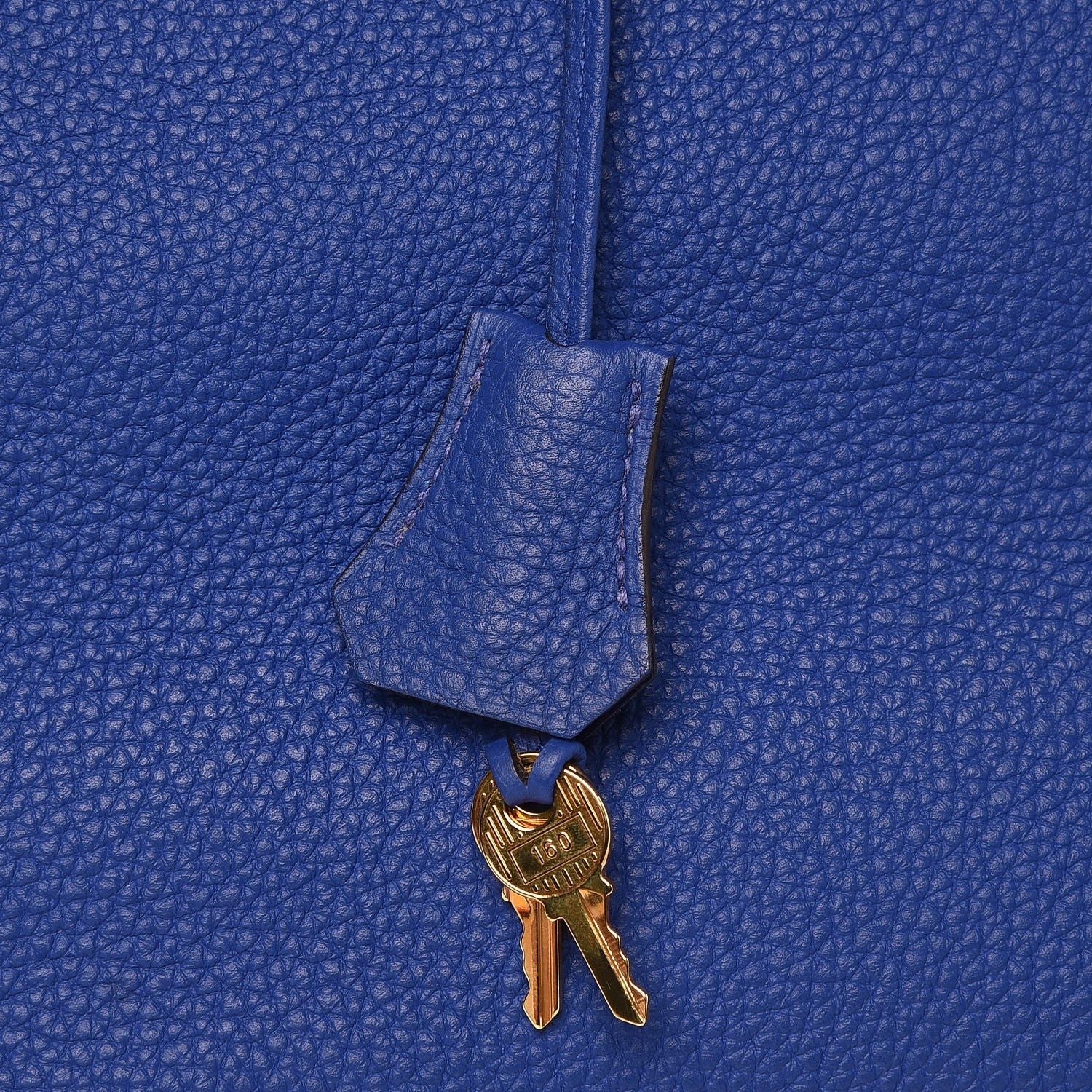 Hermes Togo Birkin 35 Bleu Electrique 24 of 32
