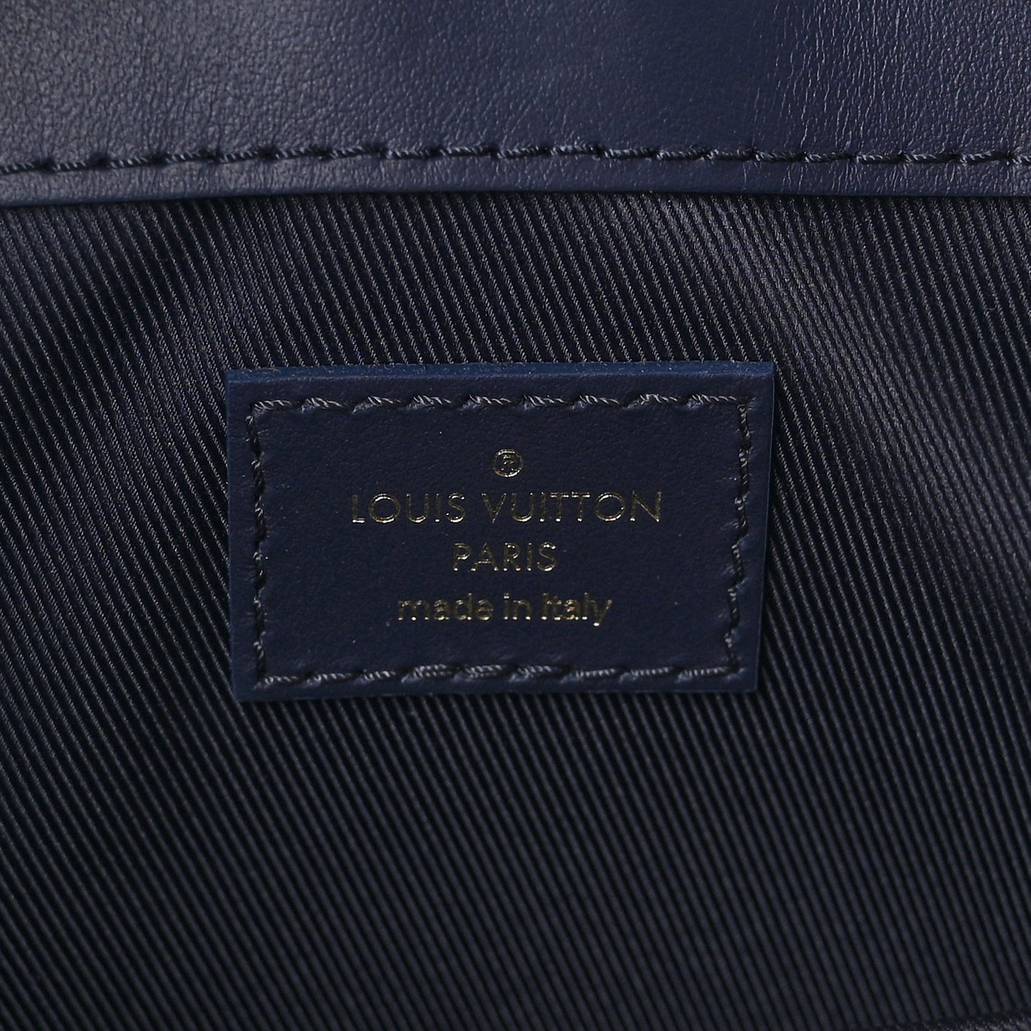 Monogram Bleach Sac Plat 24H Ink Blue