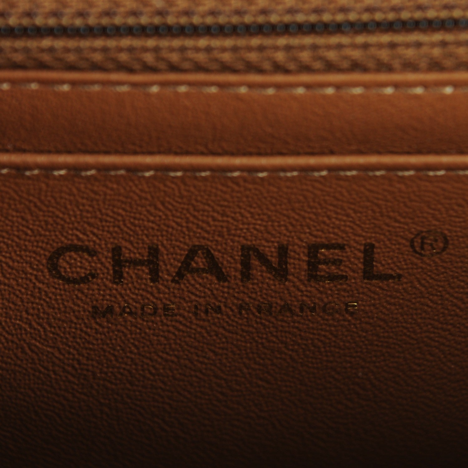 Chanel Caviar Quilted Mini Rectangular Flap Brown 6 of 7