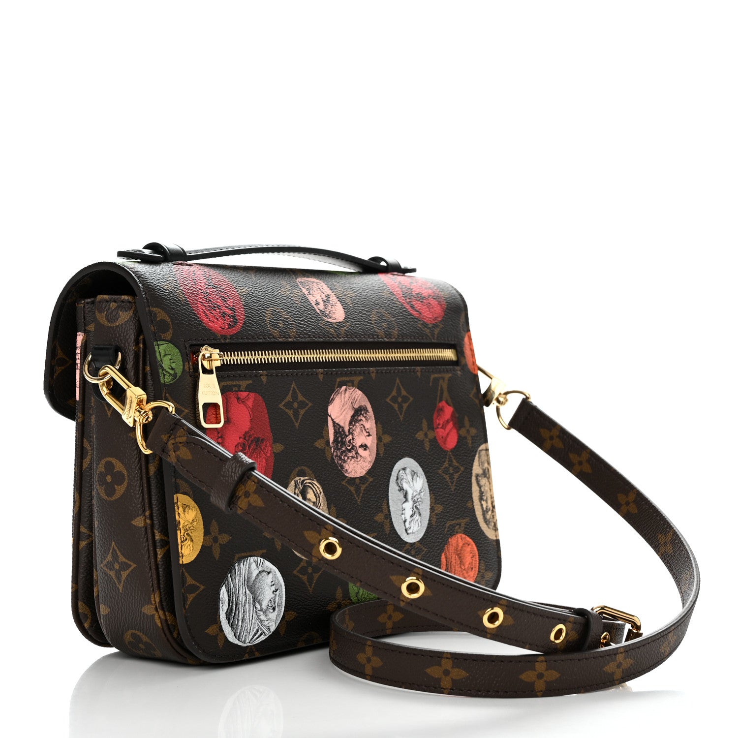 Louis Vuitton x FORNASETTI Monogram Cameo Pochette Metis 2 of 10