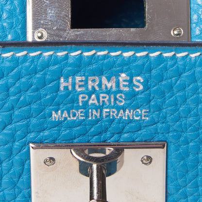 Hermes Togo Kelly Sellier 35 Blue Jean 19 of 35