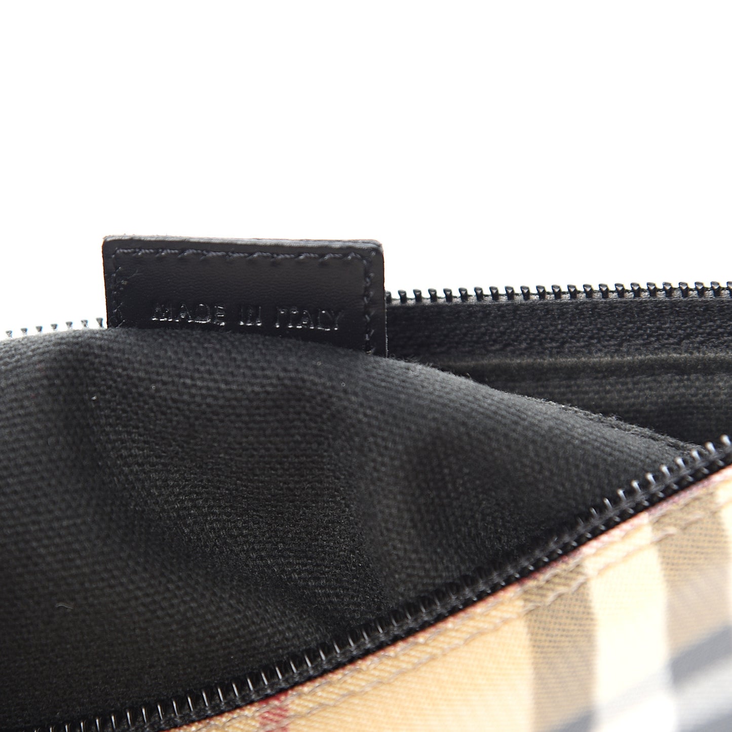 House Check Barrel Bag Black