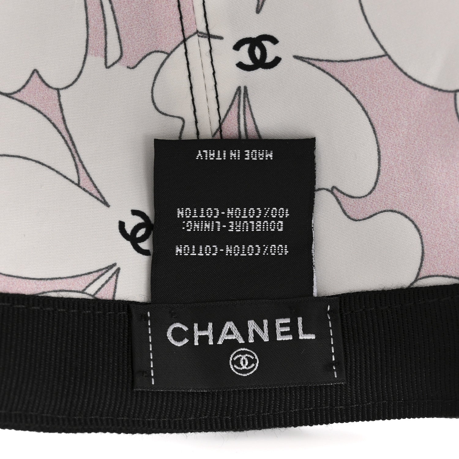 Chanel Cotton Sequin CC Cap Hat Black 8 of 9