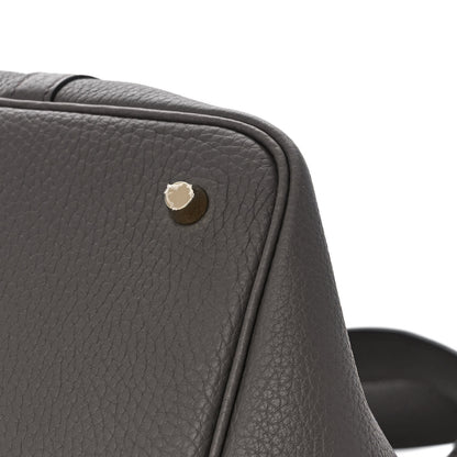 Hermes Taurillon Clemence Picotin Lock 22 MM Etain 9 of 12