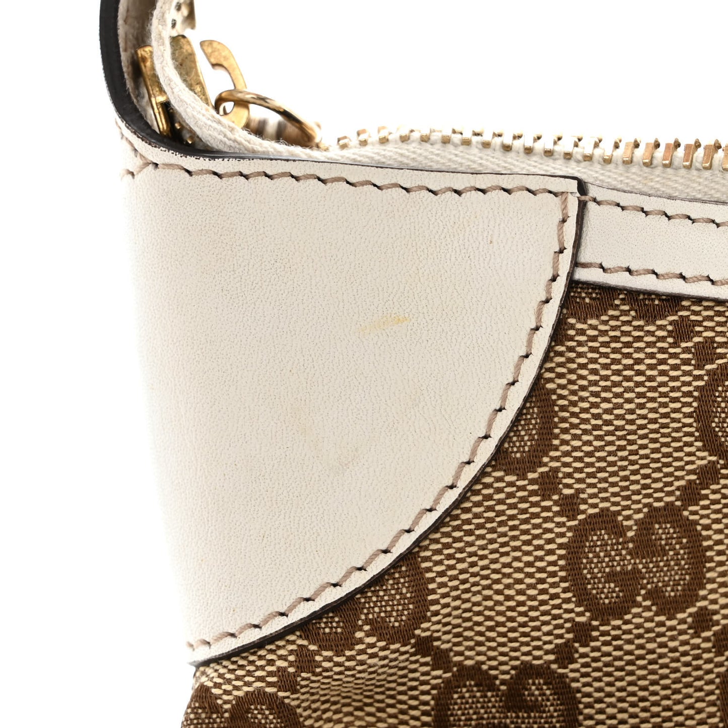 Monogram Pochette White