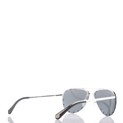 Louis Vuitton The Party Aviator Sunglasses Z0995E Black 3 of 9