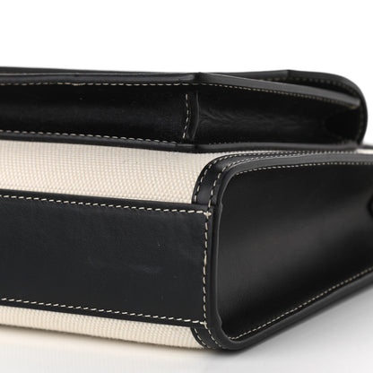 Burberry Canvas Smooth Calfskin Two Tone Mini Pocket Bag Black 16 of 16