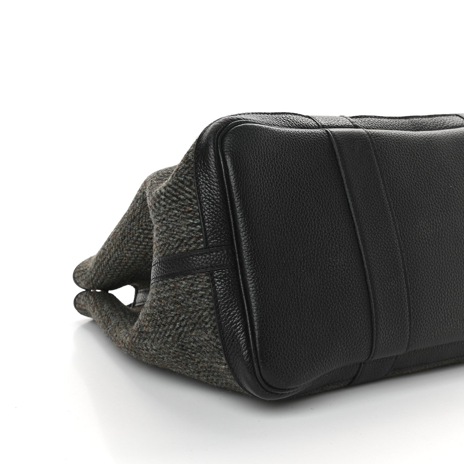 Hermes Ribbed Wool Negonda Garden Party 36 MM Black 7 of 8