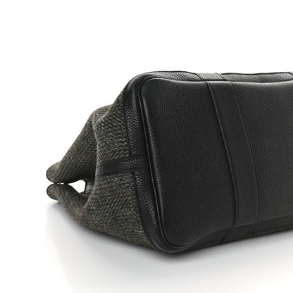 Hermes Ribbed Wool Negonda Garden Party 36 MM Black 7 of 8