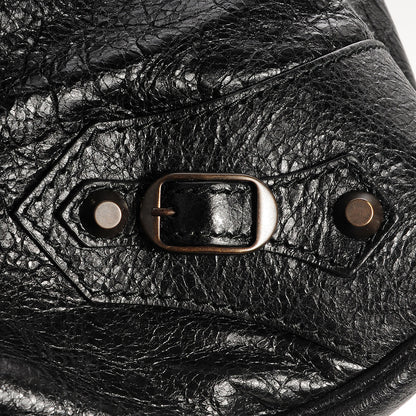 Balenciaga Agneau 24Hour Voyage Travel Bag Black 12 of 14