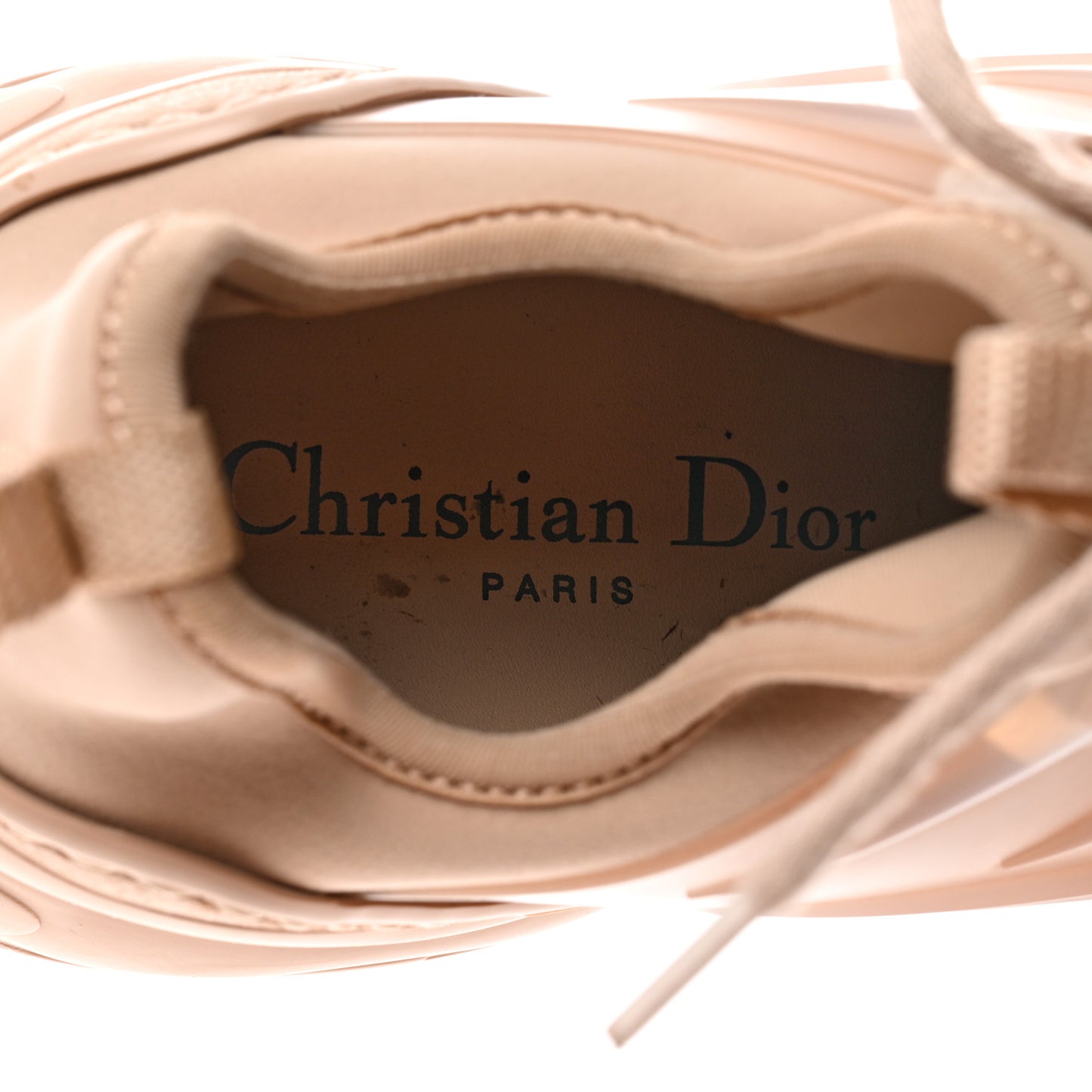Neoprene Rubber Womens D-Connect Sneakers 37 Nude