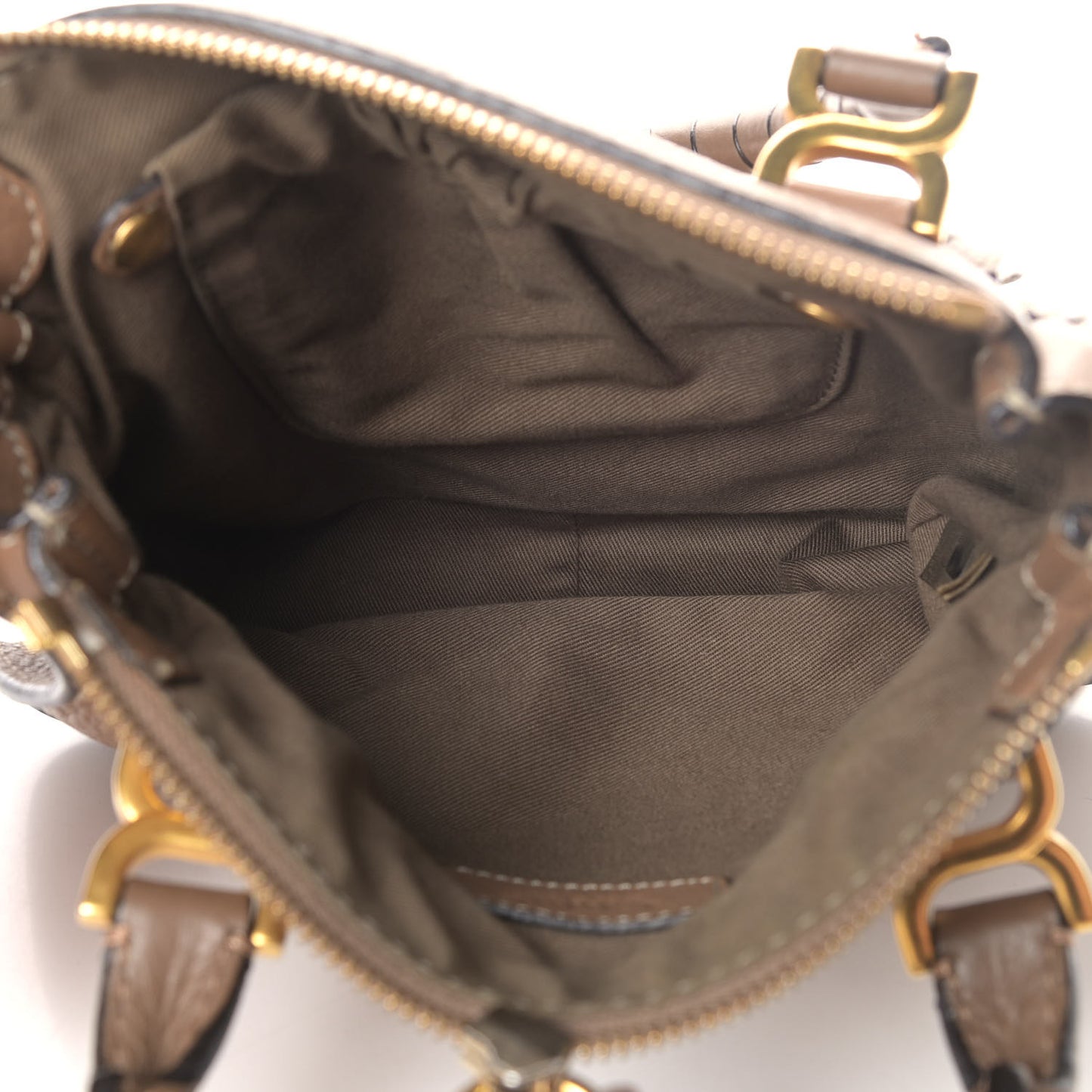 Calfskin Mini Marcie Satchel Nut